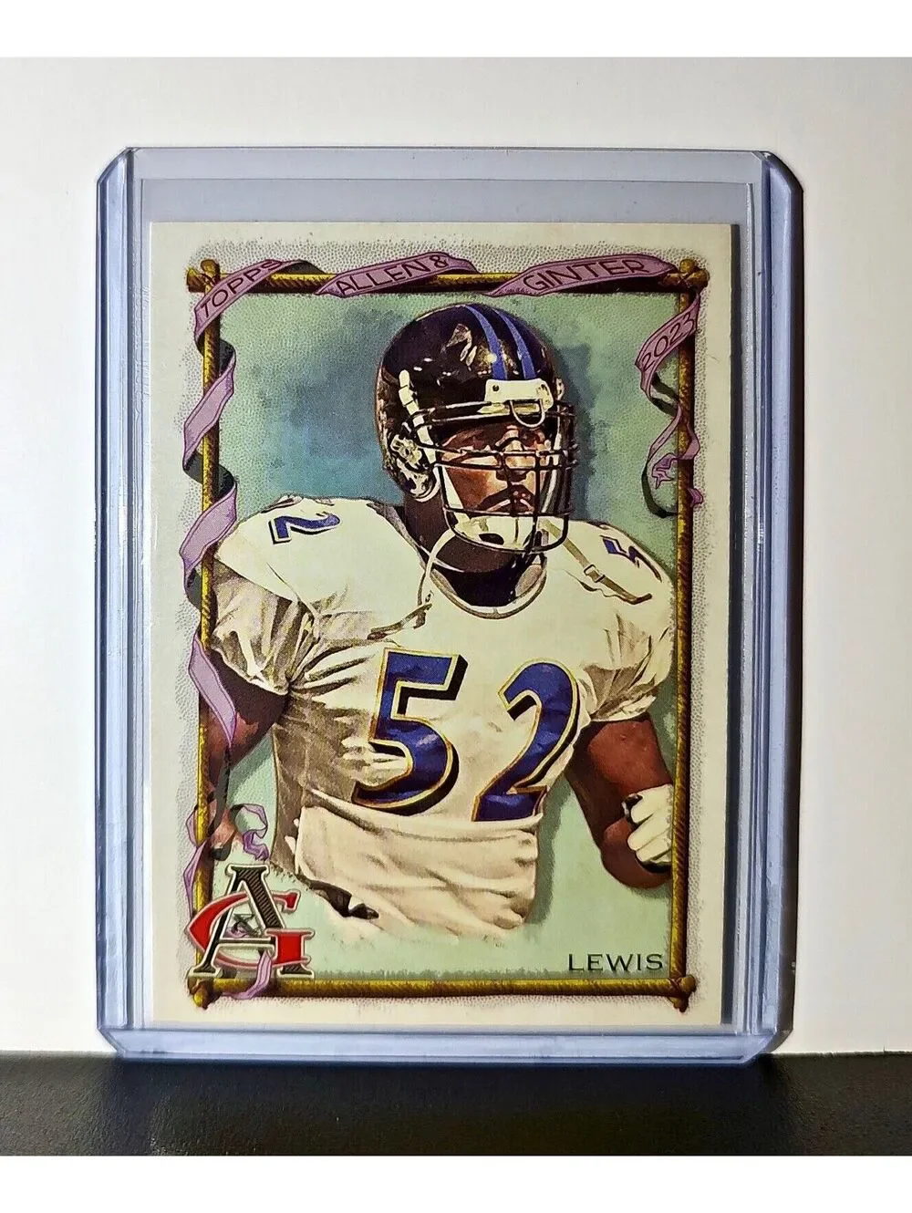 Ray Lewis 2023 Topps Allen & Ginter NFL #417 Card Baltimore Ravens